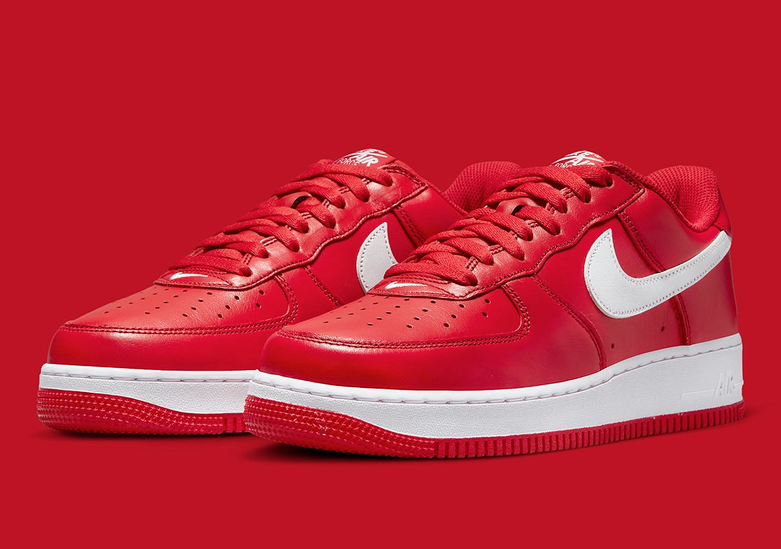 Af1 Rouge Air Force Rouge Chaussures Nike Air Force Rouge Et