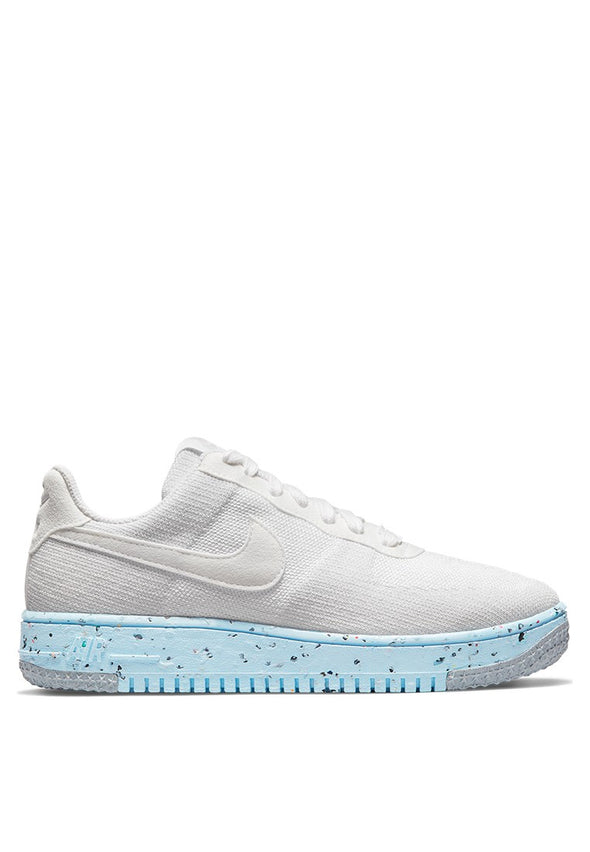 Nike Air Force 1 Crater Flyknit in White with Recycled Materials