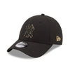 New Era New York Yankees Gold Logo 9Forty Black Cap 60184628